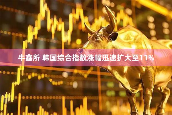 牛鑫所 韩国综合指数涨幅迅速扩大至11%